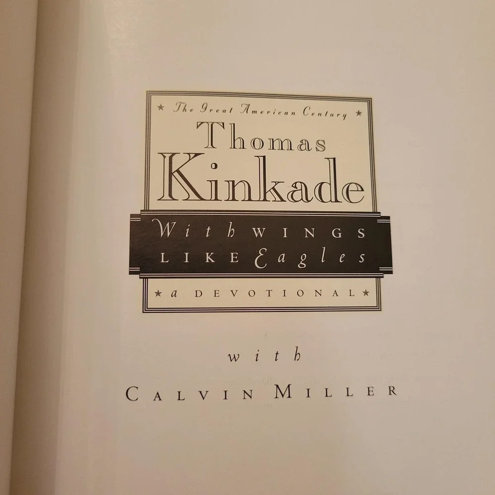 Thomas Kinkade Passages of Light‎ With Wings Like Eagles Devotional Book Lot